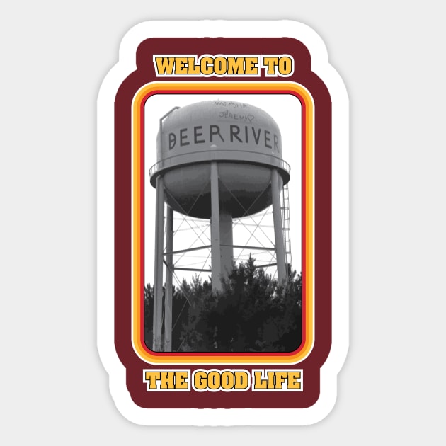 Deep River - Beer River Sticker by MrMikeBax